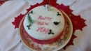 Our celebration cake.  Thank you Kate